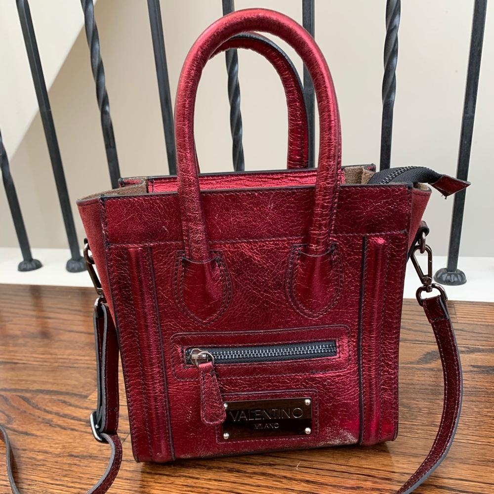 Valentino Red Leather Crossbody